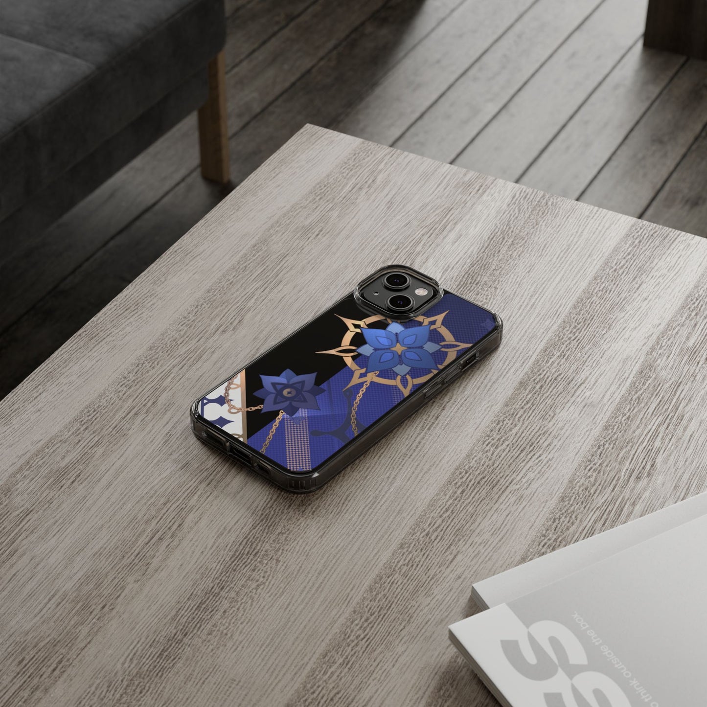 Genshin Albedo Inspired Aesthetic Clear Phone Case